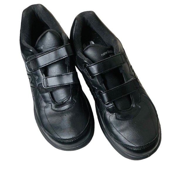 New Balance 577 Walking Shoes Hook & Loop Closure 10D Black main image 6